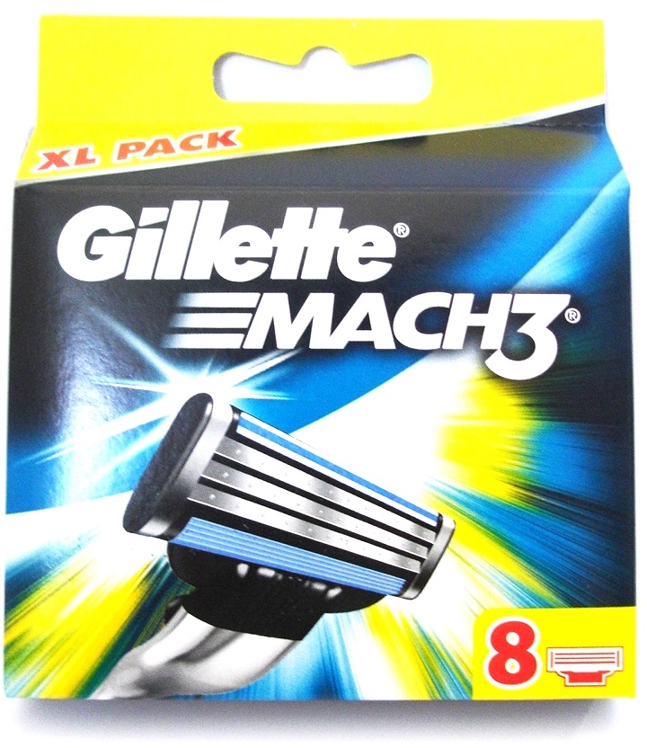 Dagaanbieding - Gillette Mach 3 Scheermesjes 8 Stuks dagelijkse aanbiedingen