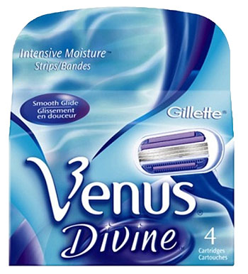 Dagaanbieding - Gillette Venus Divine Scheermesjes 4 stuks dagelijkse koopjes