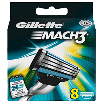 Dagaanbieding - Gillette Mach3 Scheermesjes 8 Stuks dagelijkse aanbiedingen