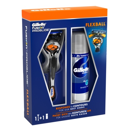 Dagaanbieding - Gillette Cadeauset Fusion ProGlide Flexball+Gel dagelijkse aanbiedingen