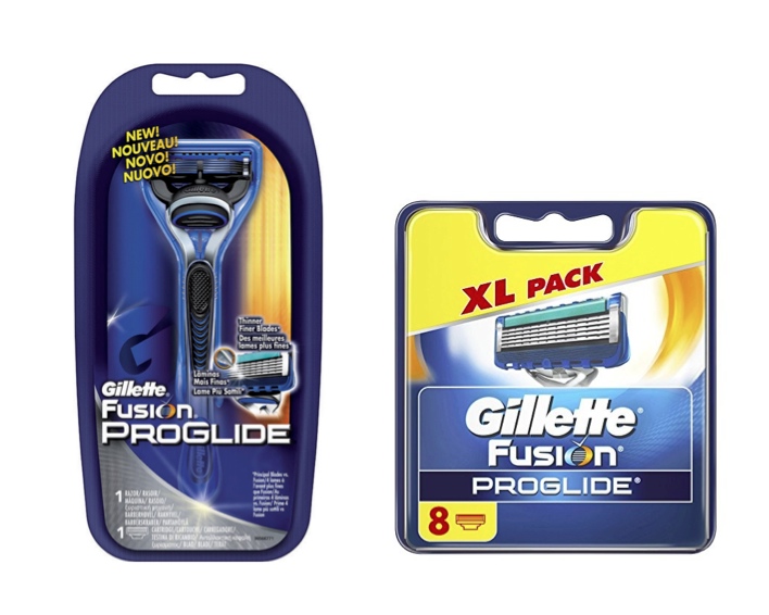 Dagaanbieding - Gillette Combi Fusion ProGlide Systeem incl 1 + 8 mesjes dagelijkse aanbiedingen