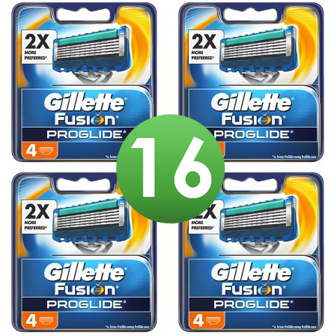 Dagaanbieding - Gillette Combi Scheermesjes Fusion ProGlide 16 mesjes dagelijkse aanbiedingen