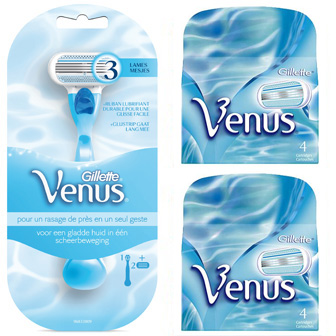 Dagaanbieding - Gillette Combi Venus Systeem + 8 mesjes dagelijkse aanbiedingen