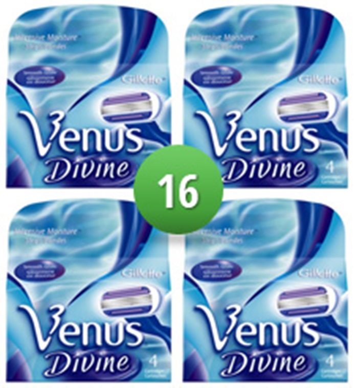 Dagaanbieding - Gillette Combi Scheermesjes Venus Divine 16 mesjes dagelijkse aanbiedingen