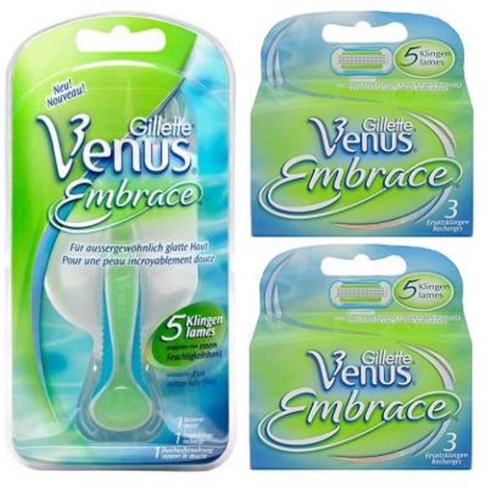 Dagaanbieding - Gillette Combi Venus Embrace Systeem + 6 mesjes dagelijkse koopjes
