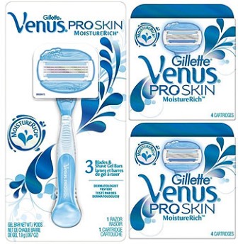 Dagaanbieding - Gillette Combi Venus ProSkin MoistureRich Systeem + 8 mesjes dagelijkse aanbiedingen