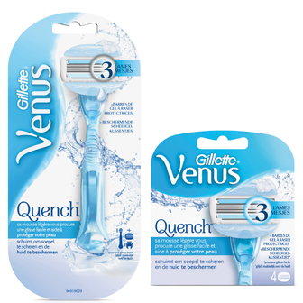 Dagaanbieding - Gillette Combi Venus Quench Apparaat en 2 + 4 mesjes dagelijkse aanbiedingen