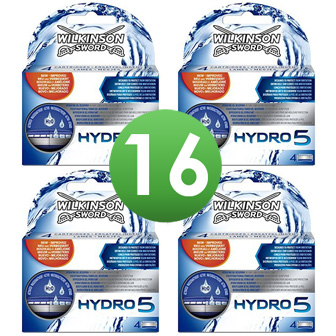 Dagaanbieding - Wilkinson Sword Combi Scheermesjes Hydro 5 16 mesjes dagelijkse koopjes