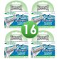 Wilkinson Sword Combi 16 Scheermesjes Quattro Titanium Sensitive