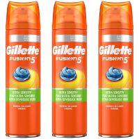 Gillette Combi Fusion5 Ultra Sensitive Scheergel 3x200ml