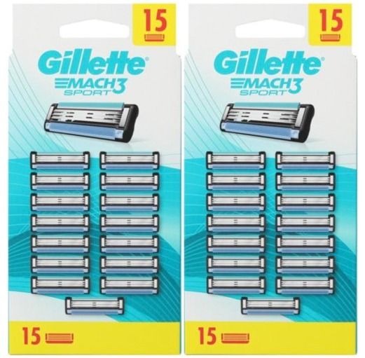 Gillette Mach3 30 Scheermesjes sport design