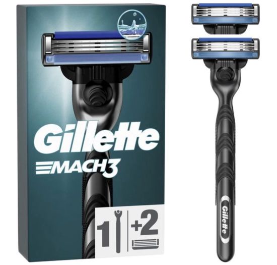 Gillette Mach3 Scheersysteem incl 2 mesjes Nieuw