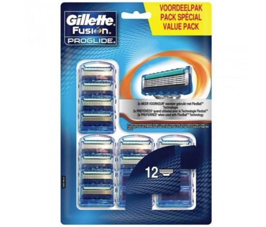 Gillette Fusion ProGlide 12 mesjes