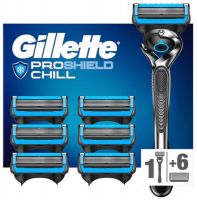 Gillette Fusion ProShield Chill Houder incl 7 mesjes