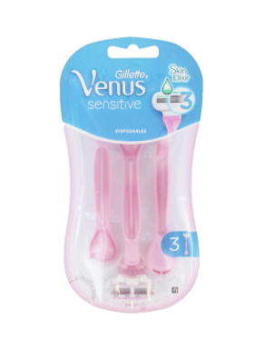 Gillette Venus Sensitive 3 wegwerpscheermesjes