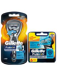 Gillette Fusion ProShield Chill Combi Systeem incl 7 mesjes