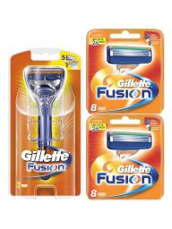 Gillette Combi Fusion Scheersysteem incl 18 Mesjes