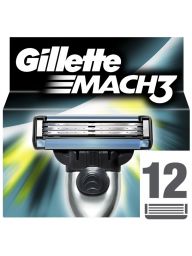 Gillette Mach3 Scheermesjes 12 Stuks