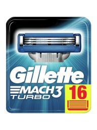 Gillette Mach3 Turbo Scheermesjes 16 Stuks