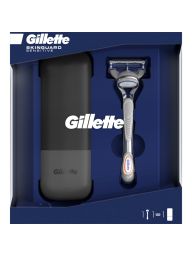 Gillette SkinGuard Sensitive Scheersysteem incl 1 Mesje Giftset met Travel Case