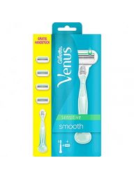 Gillette Venus Smooth Sensitive Scheersysteem incl 4 Mesjes