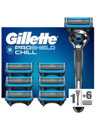 Gillette Fusion ProShield Chill Houder incl 7 mesjes