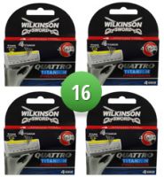 Wilkinson Sword Combi Scheermesjes Quattro Titanium Precision 16 mesjes