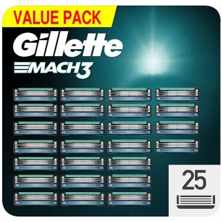 Gillette Mach3 25 scheermesjes Value pack