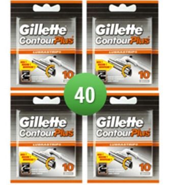 Gillette Combi Scheermesjes Contour Plus 40 mesjes