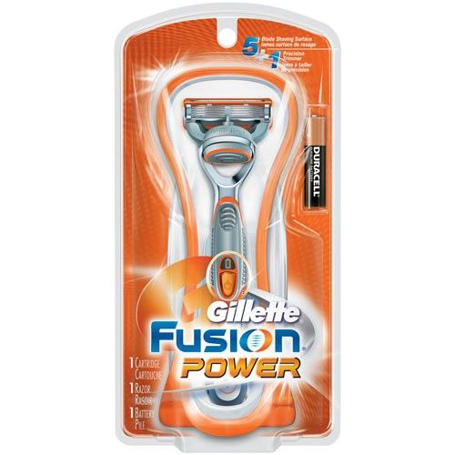 Gillette Fusion Power Apparaat incl 1 Mesje + Batterij + Opleghouder