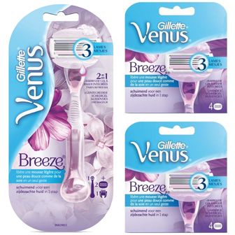 Gillette Combi Venus Breeze Systeem incl 10 mesjes