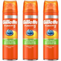 Gillette Combi Fusion5 Ultra Sensitive Scheergel 3x200ml