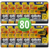 Gillette Fusion ProShield Scheermesjes 80 Stuks Hele Doos (10x8)
