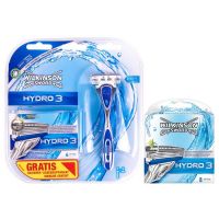 Wilkinson Hydro3 Mesjes 12 Stuks met GRATIS Scheersysteem incl 1 Mesje + Opberghouder