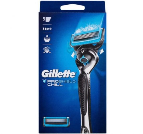 Gillette Fusion ProShield Chill Apparaat Incl 2 Mesjes
