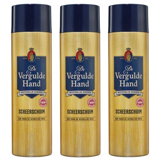 De Vergulde Hand Scheerschuim 3x250ML