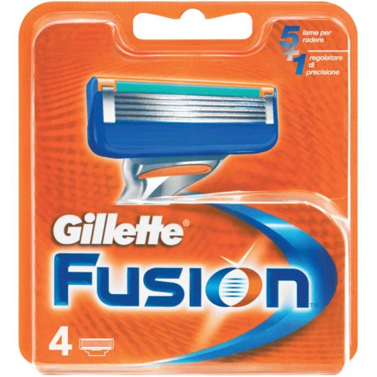 Gillette Fusion Scheermesjes 4 Stuks