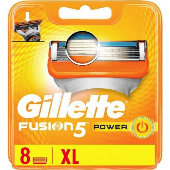 Gillette Fusion5 Power 8 Mesjes