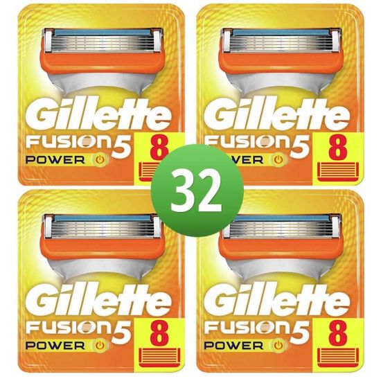 Gillette Fusion5 Power Scheermesjes 32 Stuks