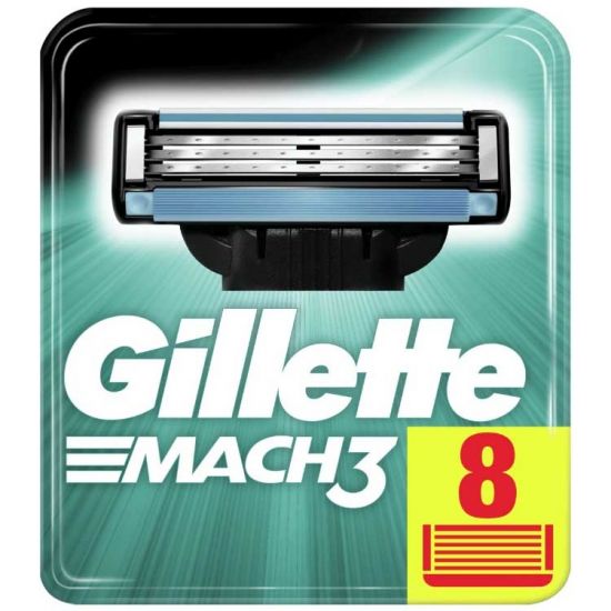 Gillette Mach3 8 Scheermesjes