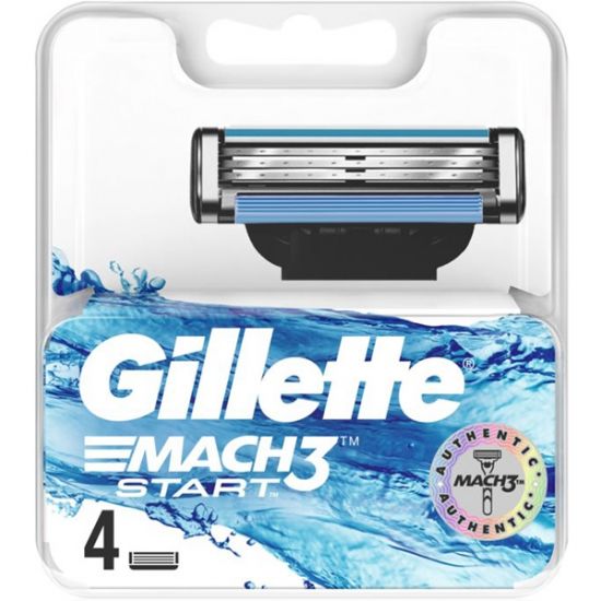 Gillette Mach3 Start Scheermesjes 4 Stuks