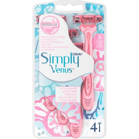 Gillette Simply Venus3 4 Wegwerpmesjes