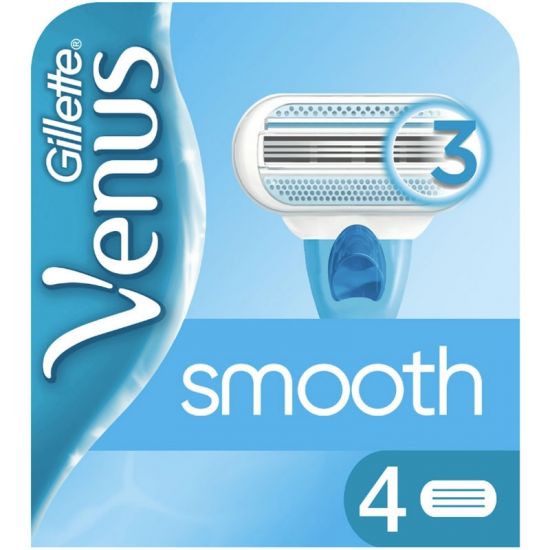 Gillette Venus Smooth Scheermesjes 4 Stuks