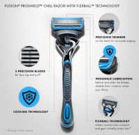 Gillette Combi Fusion ProShield CHILL Scheersysteem incl 13 mesjes