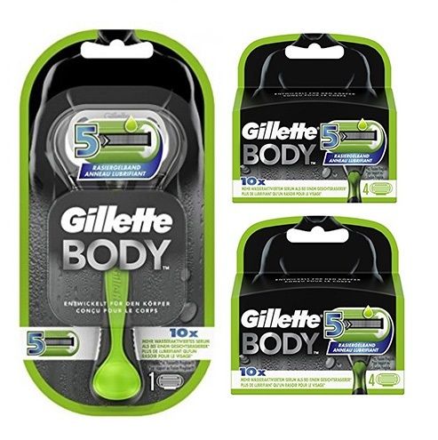 Gillette Combi Body5 Houder incl 9 mesjes