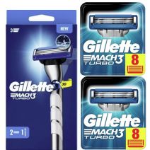 Gillette Combi Mach3 Turbo 3D Scheersysteem incl 18 Mesjes