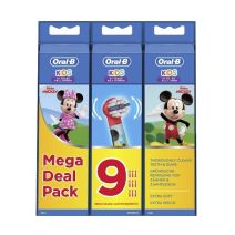 Oral B Opzetborstels Kids 9 stuks Disney Mickey Mouse