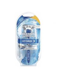 Wilkinson Hydro 3 Scheersysteem incl 1 Mesje + GRATIS Opleghouder