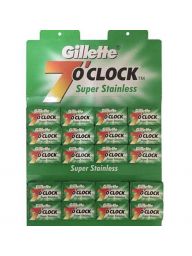 Gillette 100 Double Edge scheermesjes 7 O Clock 