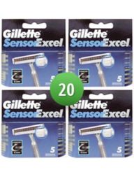 Gillette Combi Scheermesjes Sensor Excel 20 mesjes